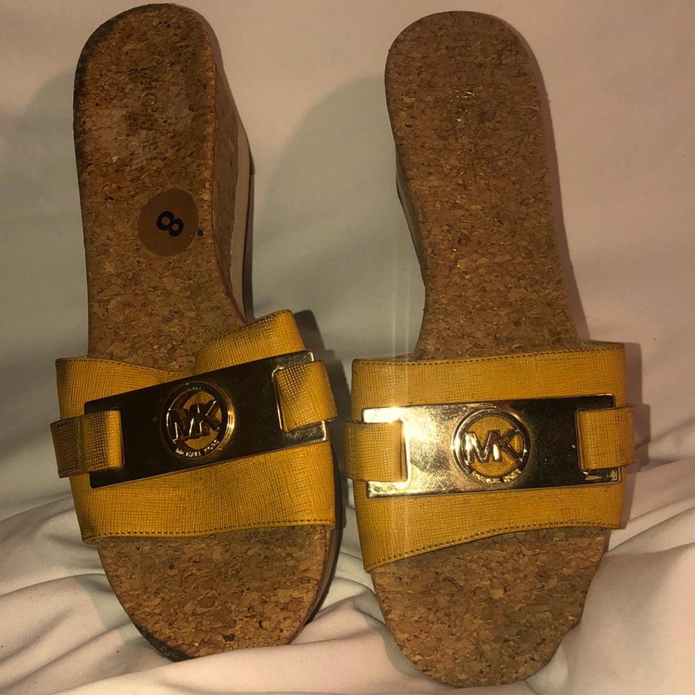 MK warren slide sandals